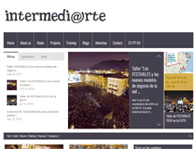 Tablet Screenshot of intermediarte.org